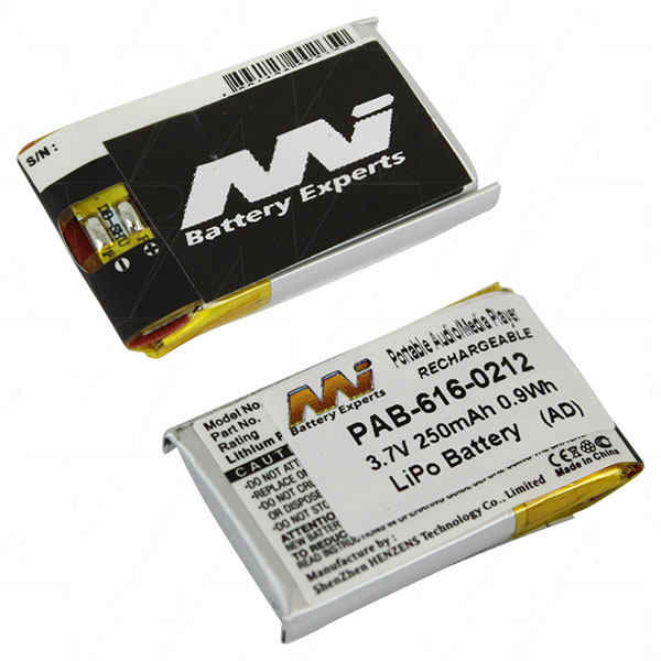 MI Battery Experts PAB-616-0212-BP1